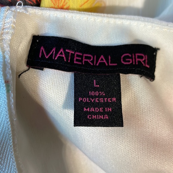 Material Girl Long Floral Romper Size L - Picture 4 of 4